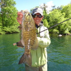 檜原湖のスモールマウスバス 成長してビックマウスバスへ😜
